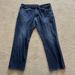 AG Adriano Goldschmied Jeans The Everett Slim Straight Mens Size 36 Blue Stretch